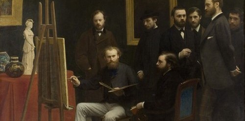 Lire la suite à propos de l’article L’atelier des Batignolles par Henri Fantin-Latour