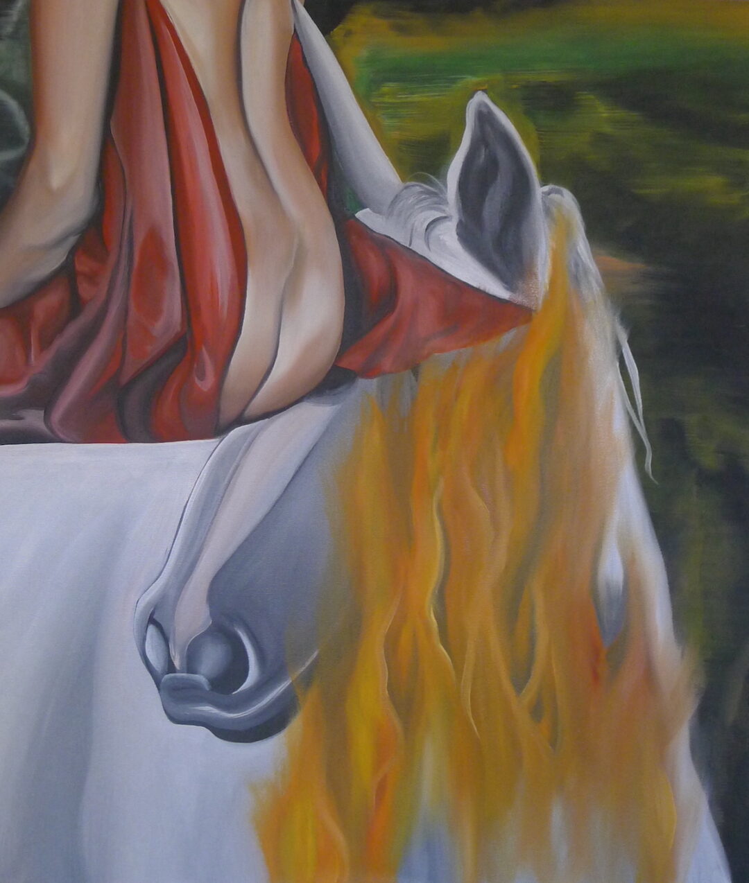 Forest in the fire
